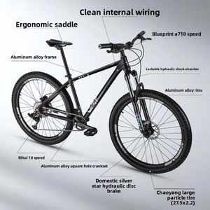 <span class=keywords><strong>Bicicleta</strong></span> de Montaña Xishi con Cuadro de Aleación de Aluminio, Frenos de Disco, 27.5, para Estudiantes, Edición 2025, Modelo Emperor - Product Image 3