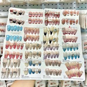 <span class=keywords><strong>Uñas</strong></span> Acrílicas <span class=keywords><strong>de</strong></span> Ojo <span class=keywords><strong>de</strong></span> Gato Hechas a Mano al por Mayor, 10 Piezas, Diseño Pintado a Mano en 3D, <span class=keywords><strong>Uñas</strong></span> Postizas <span class=keywords><strong>de</strong></span> Alta Calidad - Product Image 2