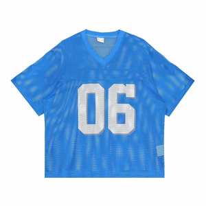High Quality College Boxy Mens American Football Wear Oversized <b>Mesh</b> Jersey Importer - Product Image 1