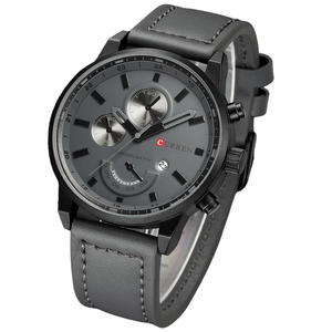 Montre à quartz analogique en cuir Curren 8217 pour femme, style décontracté, sport, luxe, charme - Product Image 1