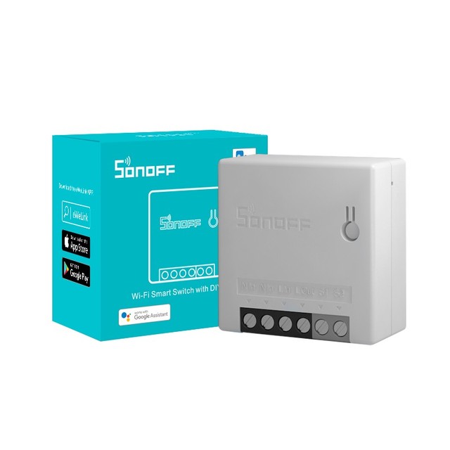 SONOFF MINI R2 10A Mini Wifi DIY Smart light Switch Module Smart Home Wireless Two-Way Switches Ewelink With Alexa Google Home