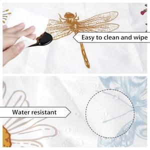 Mantel de borde elástico reutilizable personalizado PP impermeable lavable Primavera Verano diseño de flores para hoteles Picnic uso en la cocina - Product Image 5