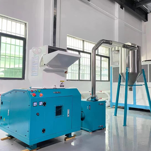 Broyeur de déchets plastiques <span class=keywords><strong>Mitex</strong></span> 20HP 15KW pour bouteilles PET, granulateur centralisé PC600, capacité 600kg/h, recyclage plastique - Product Image 1