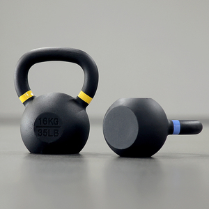 SMARTFIT Powder Coated Cast Iron <strong>Kettlebells</strong> Strength Training <strong>Kettlebells</strong> <strong>Weight</strong> Set For Gym Use Body Workout - Product Image 2