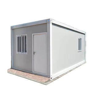 Casas modulares prefabricadas de contenedores de paquete plano de casa de lujo desmontable de 10 pies 20 pies 40 pies para Taller de sala de estar de 1 dormitorio - Product Image 2