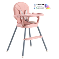 Vente en gros bon marché chaise d'alimentation pliante pour bébé siège d'appoint mobile portable chaise de salle à manger pour bébé chaise haute