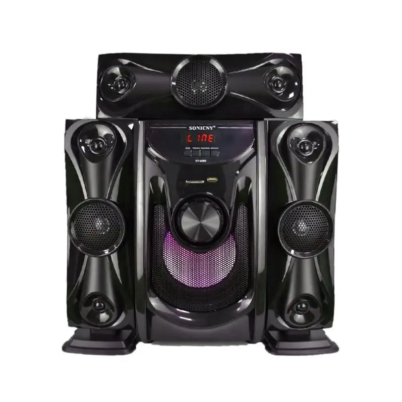 3.1 Active Tower Speaker sistema Home Theater Dj Songs Mp3 Download gratuito altoparlanti con Usb Tf Bass Box Woofer alto