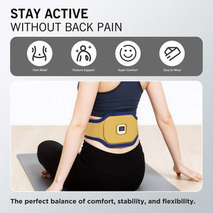 Cinturón masajeador de cintura para terapia de pulso <span class=keywords><strong>EMS</strong></span> TENS con terapia de luz roja para estimulación muscular y alivio del dolor - Product Image 3