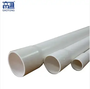 Tubo de pvc subterrâneo para abastecimento de água ou drenagem, 100mm 150mm 250mm 300mm 400mm 500mm 600mm de diâmetro azul