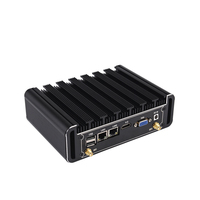 Nuevo I3 I5 I7 Mini PC industrial sin ventilador integrado Intel Core I5 procesador de cuatro núcleos DDR3 RAM SSD duro disponible AU/US/EU enchufes