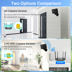 Caméra de surveillance sans fil WiFi alimentée par batterie LS VISION 3MP CMOS H.265, audio bidirectionnel, vision nocturne, visualisation à distance sur l'application - Product Image 6