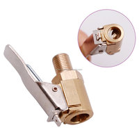 Pour le gonfleur de pneu mandrin à air robuste avec accessoires de compresseur à pince Verrouillage à débit fermé sur la trousse à outils de pneu Connexion mâle rapide