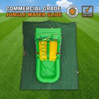 Toboggan aquatique gonflable en PVC sur le thème de la jungle tropicale, des dinosaures et des animaux, taille et couleur personnalisables, pour parc aquatique commercial extérieur