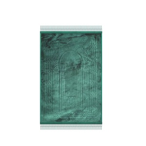 microfibre personnalisée tapis de prière musulman à motif solide <span class=keywords><strong>pour</strong></span> hommes et femmes techniques tricotées <span class=keywords><strong>pour</strong></span> le culte - Product Image 3