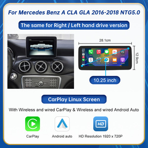 Écran tactile portable 10,25/12,3 pouces <span class=keywords><strong>Mercedes</strong></span>-Benz A/B/<span class=keywords><strong>CLA</strong></span>/GLA/GLC W205 2016-2018 NTG5.0 GPS CarPlay Multimédia Garantie de 2 ans - Product Image 5