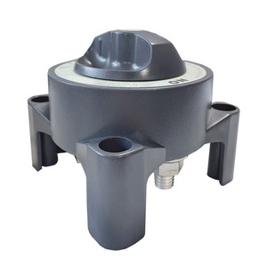 Interrupteur de commande à deux positions avec panneau gris ; Interrupteur de batterie pour bateaux et camping-cars ; Accessoire de quincaillerie <span class=keywords><strong>OLIVER</strong></span> pour yachts et navires - Product Image 4