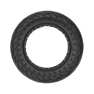 Neumático sólido de 10 pulgadas 10*2.5 con ranura de 37 mm, neumático hueco de goma a prueba de explosiones con diseño de panal de abeja 10X2.5 para patinete eléctrico. - Product Image 5
