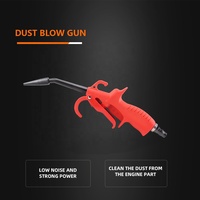 Pistolet à air comprimé haute puissance SPTA 100 mm, poignée en caoutchouc antidérapante, buse de précision multi-usages pour le detailing automobile et le nettoyage des ordinateurs
