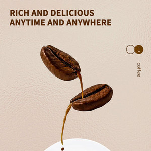 Café sans sucre <span class=keywords><strong>de</strong></span> haute qualité au goût <span class=keywords><strong>de</strong></span> crème amère, pour un réveil énergique, goût soyeux et riche, bénéfique pour la cognition mentale et anti-âge - Product Image 6