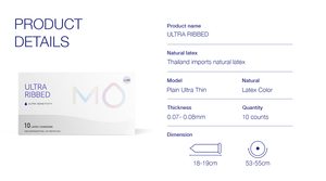 Fábrica de condones MO de la mejor marca de China, productos anticonceptivos, condón de goma para pene para hombre - Product Image 2