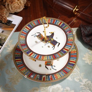 Juego <span class=keywords><strong>de</strong></span> Tazas <span class=keywords><strong>de</strong></span> Café <span class=keywords><strong>de</strong></span> Cerámica <span class=keywords><strong>de</strong></span> Alta Gama Marca H con Platos <span class=keywords><strong>de</strong></span> Postre <span class=keywords><strong>de</strong></span> Dos Niveles y Tazas con Diseño <span class=keywords><strong>de</strong></span> Caballo y Utensilios - Product Image 6