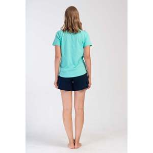 Ensemble élégant pour femme avec veste courte à col rond et manches courtes, idéal pour tous les jours - Product Image 1