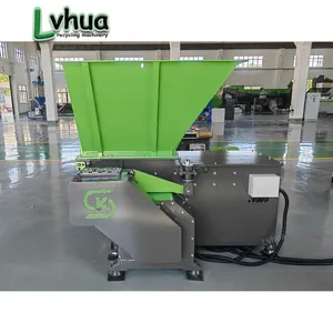 Lvhua-trituradora de botellas de plástico para mascotas, equipo Industrial de uso General, Máquina trituradora para reciclaje de plástico, 100-350 kg/h