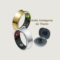Bague connectée OEM avancée pour la santé, avec prédiction du cycle menstruel, suivi de la fréquence cardiaque (VFC), contrôle gestuel de la caméra et éclairage Wi-Fi