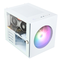 SUITMASTER U1000 WH MicroATX Gaming Case Pre-Installed 1x200mm + 1x120mm ARGB Fans 1.2T Type-C USB 3.0 Tempered Glass MINI TOWER