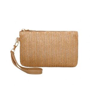 Enfants chapeau et sac ensemble paille papier plage journal Boho sangle pour sac à main frais beau sac à main bonne qualité dames sacs écologique - Product Image 2