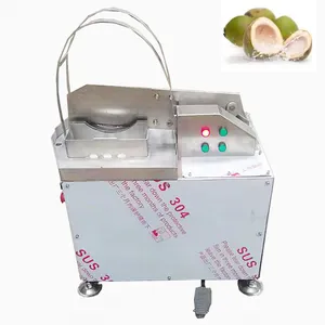 Industrial Electric Coconut Husk Half Cutter Coconut Cutting Machine Young Coconut Water Machine