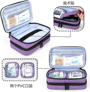 Estuche Enfriador <span class=keywords><strong>de</strong></span> <span class=keywords><strong>Insulina</strong></span> Portátil, Impermeable y Aislado <span class=keywords><strong>de</strong></span> Nailon, Bolsa <span class=keywords><strong>de</strong></span> Transporte <span class=keywords><strong>Reutilizable</strong></span> para Jeringas y Plumas, para Viajes en Auto - Product Image 2