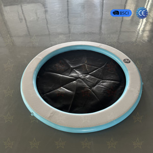 Hamaca Flotante Inflable Personalizada para Piscina, Hamaca de Agua Portátil con Centro de Malla para Recreación - Product Image 2