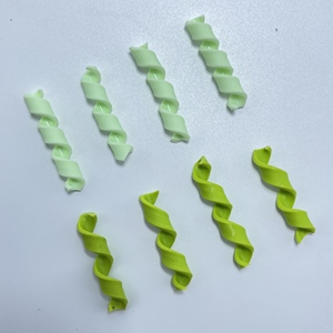 CHENXI en vrac 3D coloré bonbons Curl bâton 3cm torsion rayé polymère argile breloques pour coque de téléphone décor 100 pièces - Product Image 3