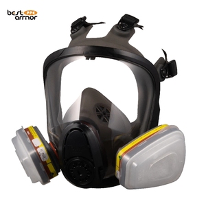 OEM CE-Zertifiziert Meistverkaufte Wiederverwendbare 6800 Vollgesichts-Gasmaske Doppelfilter-Gasrespirator Hocheffiziente Gasmaske - Product Image 1