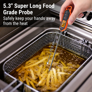 ThermoPro TP01H דיגיטלי בשר מדחום מיידי לקרוא עם בדיקה ארוכה דיגיטלי מזון בישול מדחום צלייה מנגל - Product Image 2