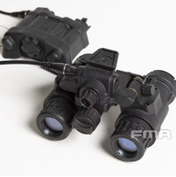 Jumelles tactiques pour casque FMA AN/PVS-31 modèle TB1284A-Noir en nylon, prix de gros, chasse, double tube