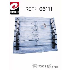 MNJ 6 Appendiabiti in Ferro Pieghevoli 100x70cm Organizzatore Armadio Salvaspazio - Product Image 1