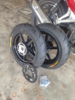 Pneus Supermoto de 12 pouces pour moto électrique tout-terrain, jeu de pneus sans chambre à air, compatibles avec Surron Ultra Bee/Yozma en 10/ Tuttio