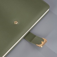 Carnet A5 en cuir PU doux au toucher, couleur macaron tendance, pour étudiants et fournitures scolaires