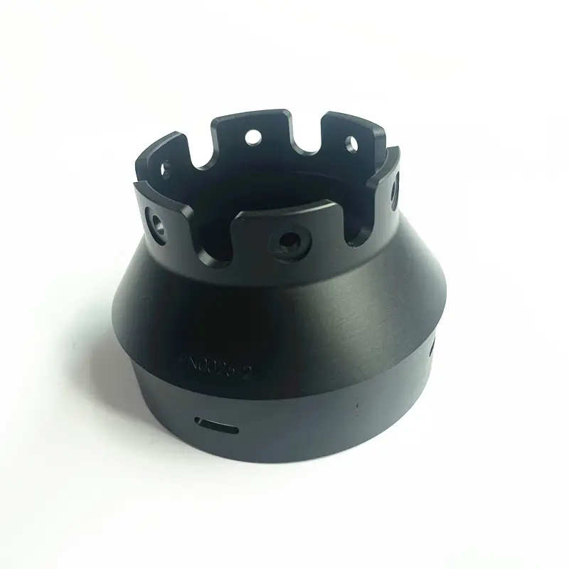 Black Pom Plastic Nc Turning 4 Eixos Cnc Usinagem Equipamentos Médicos Lens Shell Impressão 3D Rapid Pom Plastic Protótipo