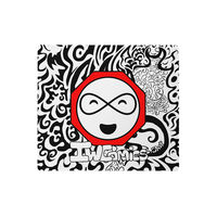 Tapis de souris de jeu imprimé IW Comics, dessin animé, imperméable, base en caoutchouc antidérapante, 100% polyester, chauffant, charge sans fil, ordinateur
