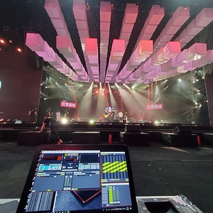 Grúa de elevación cinética para conciertos, cabrestante DMX con pantalla LED para techo, luces de escenario - Product Image 6