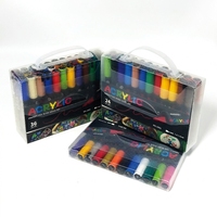 Meilleurs marqueurs d'art permanents à couleurs acryliques pour croquis, coloriage et graffiti – Stylo marqueur de peinture acrylique