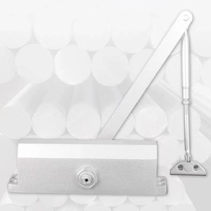 Cierrapuertas Automático Hidráulico con Amortiguador, 15-55 kg, Velocidad Ajustable, Aleación de Aluminio, Uso Industrial General - Product Image 1