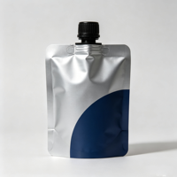 Pochettes souples personnalisées imprimées en gros avec bec verseur, en aluminium, pour emballage alimentaire, cosmétique et recharge