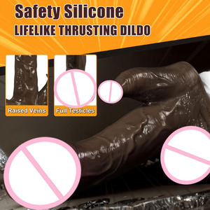 War Wolf Fully Automatic Telescopic Realistic Artificial <b>Silicone</b> <b>Waterproof</b> Female Vibrator 8 Stretch Modes 8 Frequency - Product Image 2