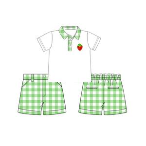 <span class=keywords><strong>Abbigliamento</strong></span> per Bambini OEM Boutique con Fragole, Vestiti Primaverili per Bambini, <span class=keywords><strong>Abbigliamento</strong></span> per <span class=keywords><strong>Bambina</strong></span> con Nodo Francese a Fragola - Product Image 2