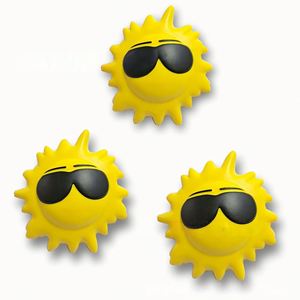 Pelota Antiestrés de PU Personalizada al por Mayor, Juguete Antiestrés con Diseño de Sol - Product Image 4