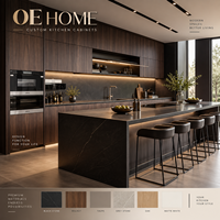 Meubles de cuisine modernes de luxe sur mesure en chêne massif, îlot, portes en MDF, écologiques, multifonctionnels, solution complète pour toute la maison